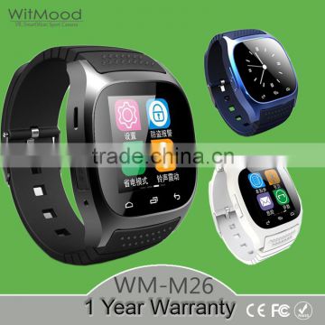 Watch Smartwach Wearable Device Smartwatch Bluetooth Smart Watch M26 for iPhone IOS Android Windows Phone Wear Clock Connected                        
                                                Quality Choice