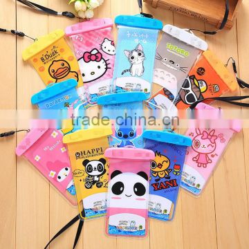 Cartoon Waterproof Pouch Dry Bag Case Cover For iPhone Cell Phone