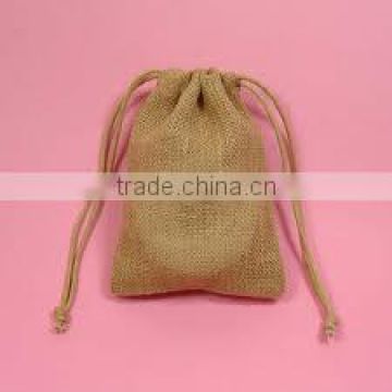Jute Pouch with natural dori