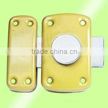 euro cylinder lock with push button