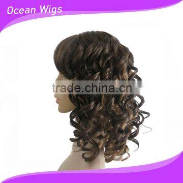 synthetic hair full lace wig