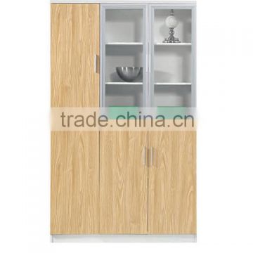 Three doors wood filing cabinet