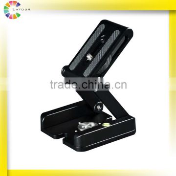 Aluminum Folding Camera Z Desktop Stand Holder Tripod portable flex pan-tilt head