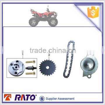 motorcycle parts driven sprocket/chain/separator/pump parts for sale