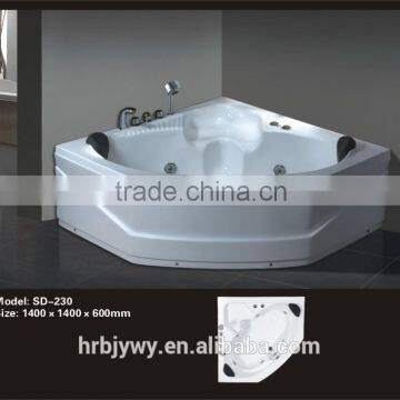 white Double Deluxe Massage Bathtub SD-230