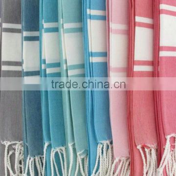 New Arrive Woven Design 90*180cm 100%Cotton Tunisian Fouta Towels