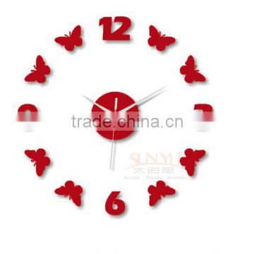 Custom design decorative acrylic desk clock