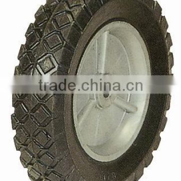 Rubber solid wheel