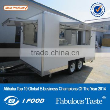 2015 hot sales best quality refrigerated food cart traveling cart catering food cart
