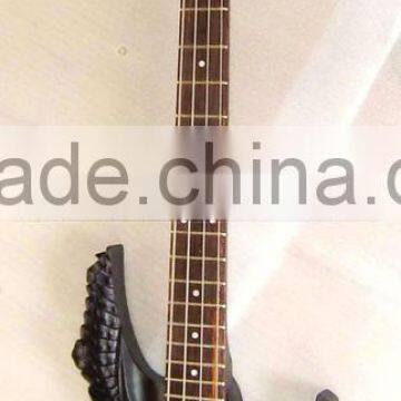 4 string hand carved electric bass guitar