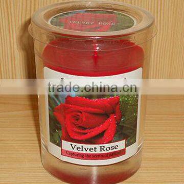 glass jar candle for household or party using, candle in glass holder, 220g candle