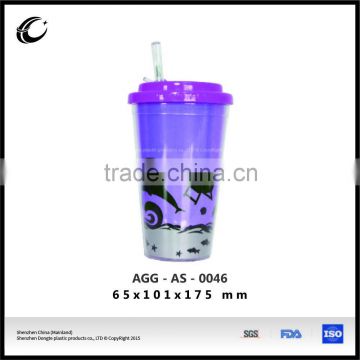 hight quality plastic coffee cup change color mug 18 oz 450ml double wall mugs