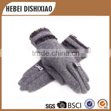 Manufacture Customize Cashmere Gloves Lady Fashion Cashmere Gloves
