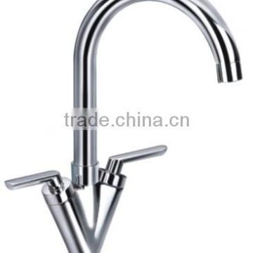 Dual handle design kitchen mixer taps (chrome)