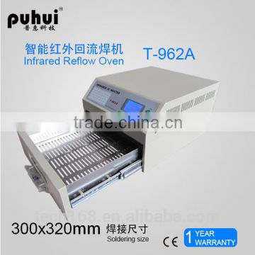 T-962A desktop reflow oven, smt ,small PCB SMD benchtop mini motherboard wave soldering machine,taian,puhui