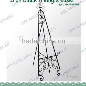 Iron black triangle easel