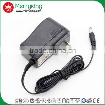 quality product 60w 36w 24w 15w 9v ac adaptor 36w 12v power supply with 6 feet cable