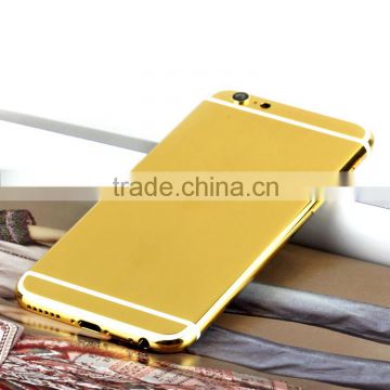 Factory price fashion logo for iphone 6s gold back housing