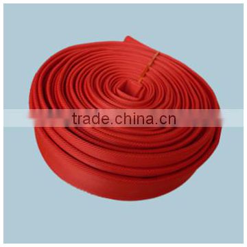 red color polyester filament hose used for agriculture irrigation
