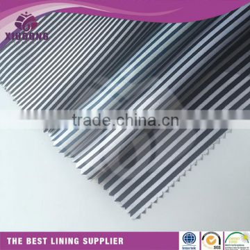 210t polyester twill taffeta printed fabric anti-static for high quality suit / jacket lining on alibaba China