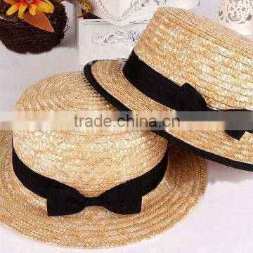 Beautiful pashmina style straw hat for girls