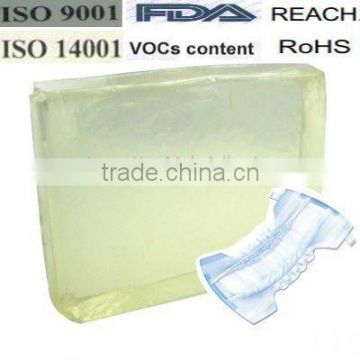 China Raw Material Adhesive Manufacturer for Sanitary Pads