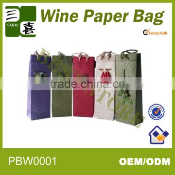 Hot-sale Paper wine bag