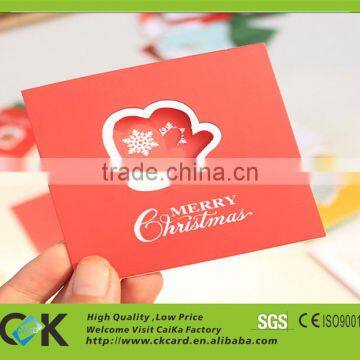 customize 310gsm art card christmas card/post card
