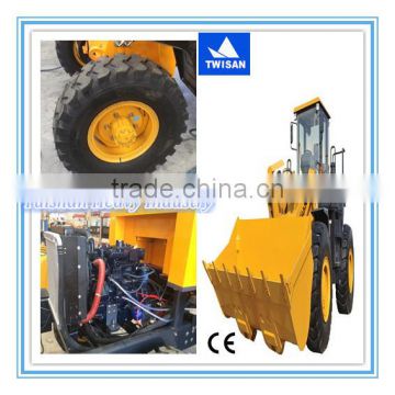 Earth-moving Machine with Shovel Loader for Industrial and Farming