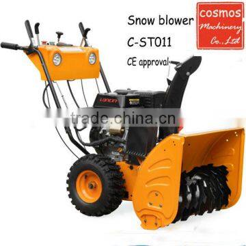 13 hp snow blower gasoline snow thrower/snow cleaning machine