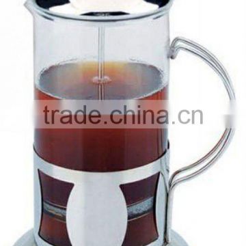 high quality glass tea maker with handle