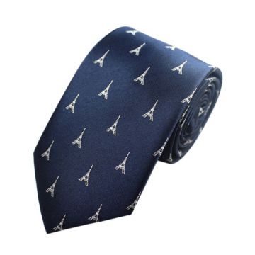 Digital Printing Striped Silk Woven Neckties Shirt Collar Accessories Customized