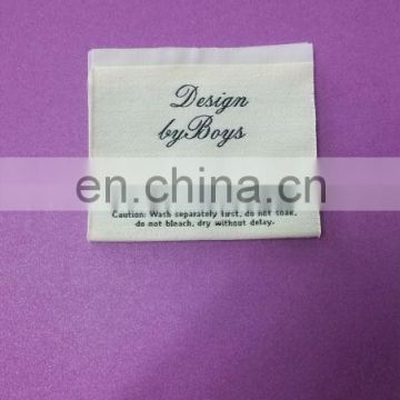 provide soft cotton clothing woven label with cutting edge
