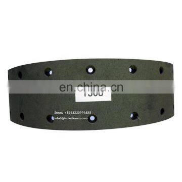 Truck trailer drum brake lining 1308