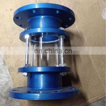 JIS Stainless Steel Hight Temperature Flanged Pipeline Sight Glass
