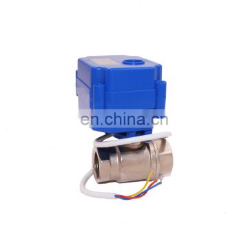 2 way SS304 mini electric ball valve automatic control solenoid valve for drinking water,HVAC,IC card meters