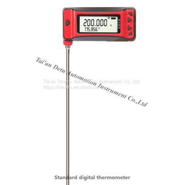 0.001 deg C resolution high accuracy digital thermometer with long stem and wireless communication