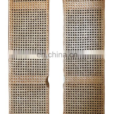 Manufacturing companies Vietnam Competitive Price Open Structure Mesh Rattan Sheet Cane Webbing using for indoor furniture