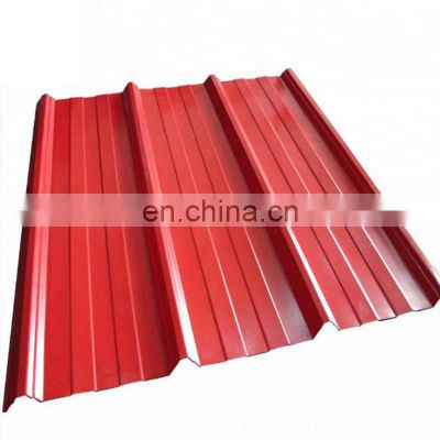 Hot Dipped 20 Gauge Galvanized Iron Corrugated Steel Color Coated Roofing Sheet