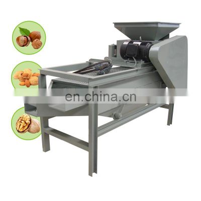 Industrial 500Kg/h walnut almond nut cracker machine