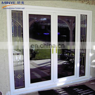 Australia style double toughened front door with side light