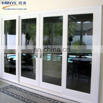 UPVC balcony Radiation protection glass sliding door