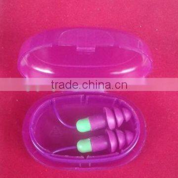 Pink 100% Food Grade Silicone Earplug