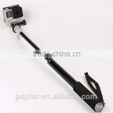 Poplar selfie stick wireless with remote controll made in china for mobile accessory