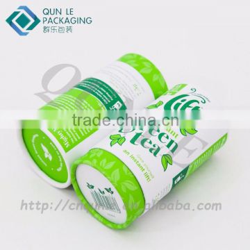 Custom Design Paper Tube Boxes for Instant Matcha Tea Bags