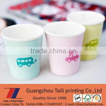 Recycled disposable 6.5oz paper cup