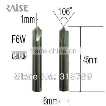 end milling cutters F6W carbide dimple cutters for JMA key duplicating machine