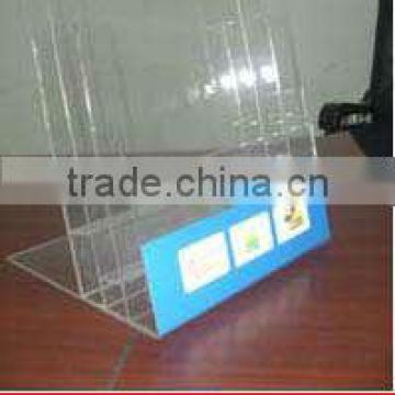 Clear acrylic freestanding sign holder