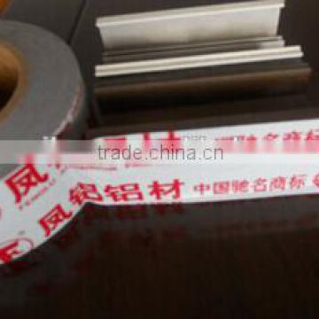 PE Printed Protective/Protection/Protector Films/Foils/Tapes Rolls For Aluminium Extrusion Profile