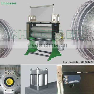 Aluminium foil embosser (grey machine)